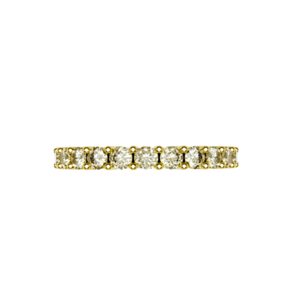 half eternity gallery wedding band - 3.7mm diamonds