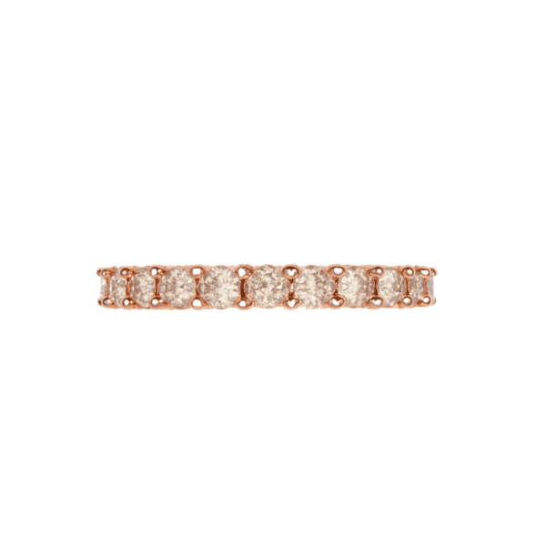 Half Eternity Gallery Wedding Band - 2.3mm diamonds