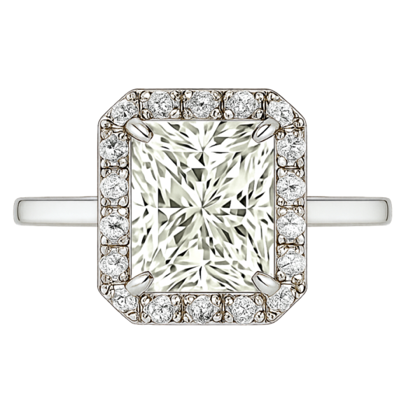 Radiant - Halo Solitaire Engagement Ring