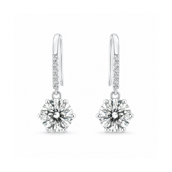 Diamond Drop Earrings (2 x 0.20ct Natural)