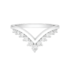 Lab-Grown Wishbone Diamond Wedding Band #2