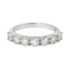 Lab-Grown Seven-Stone Wedding Band – 3mm Diamonds