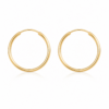 9K Yellow Gold Huggies Earrings