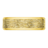 Bevelled Edge Yellow Gold Wedding Band – 7mm