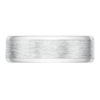 Bevelled Edge White Gold Wedding Band – 7mm