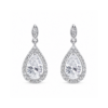 Tear Drop Diamond Earrings – 2 × 0.30ct Natural