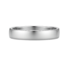 Classic Matte White Gold Wedding Band – 8mm