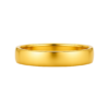 Classic Matte Yellow Gold Wedding Band – 5mm