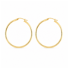 9K Yellow Gold Hoop Earrings