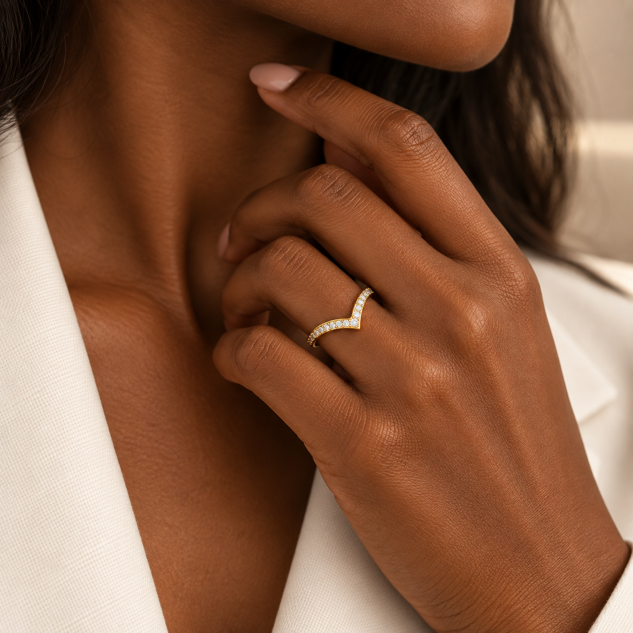 Natural Diamond Ladies Wedding Bands