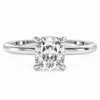 3.00ct Lab-Grown Cushion Classic Solitaire Engagement Ring