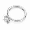 3.00ct Lab-Grown Cushion Classic Solitaire Engagement Ring