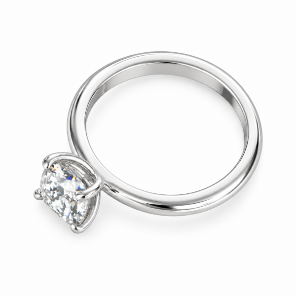 3.00ct Lab-Grown Cushion Classic Solitaire Engagement Ring