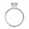 3.00ct Lab-Grown Cushion Classic Solitaire Engagement Ring