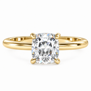1.50ct Lab-Grown Cushion Classic Solitaire Engagement Ring