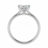 0.70ct Natural Princess Classic Side Stone Engagement Ring