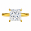 2.00ct Lab-Grown Princess Classic Solitaire Engagement Ring