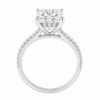 2.00ct Lab-Grown Princess Hidden Halo Engagement Ring