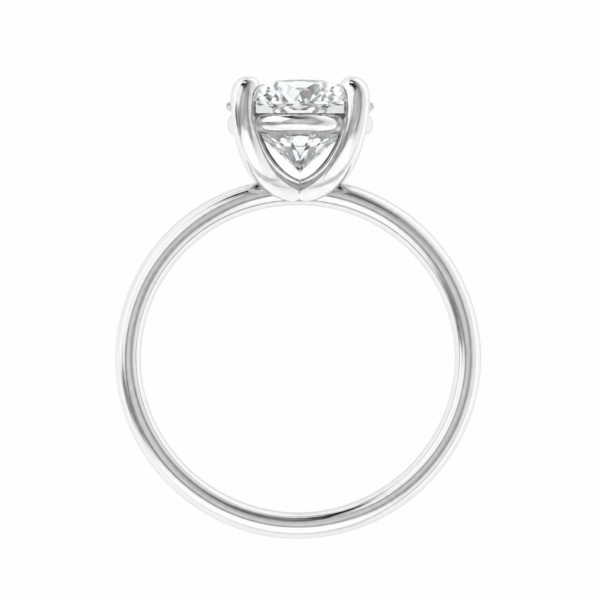 3.00ct Lab-Grown Oval Classic Solitaire Engagement Ring