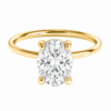 2.00ct Lab-Grown Oval Classic Solitaire Engagement Ring