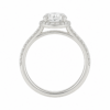 1.50ct Lab-Grown Oval Classic Halo Engagement Ring