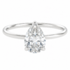 1.00ct Lab-Grown Pear Classic Solitaire Engagement Ring