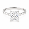 0.30ct Natural Radiant Classic Solitaire Engagement Ring