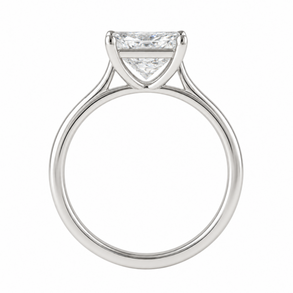 0.30ct Natural Radiant Classic Solitaire Engagement Ring