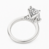 1.00ct Natural Radiant Hidden Halo Engagement Ring