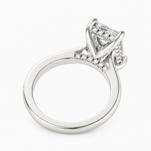 2.00ct Lab-Grown Radiant Hidden Halo Engagement Ring