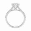 0.30ct Natural Round Brilliant Classic Side Stone