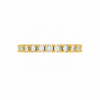 Natural Half Eternity Closed Gallery Wedding Band – 2.3mm Diamonds