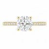1.00ct Lab-Grown Round Brilliant Classic Side Stone