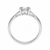 1.00ct Lab-Grown Round Brilliant Four-Claw Knife Edge Solitaire