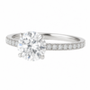 1.00ct Natural Round Brilliant Hidden Halo