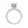 2.00ct Lab-Grown Pear Hidden Halo Engagement Ring