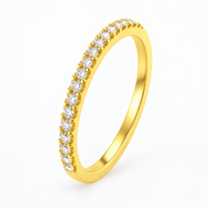 Lab-Grown Classic Half Eternity Wedding Band – 1.8mm Diamonds